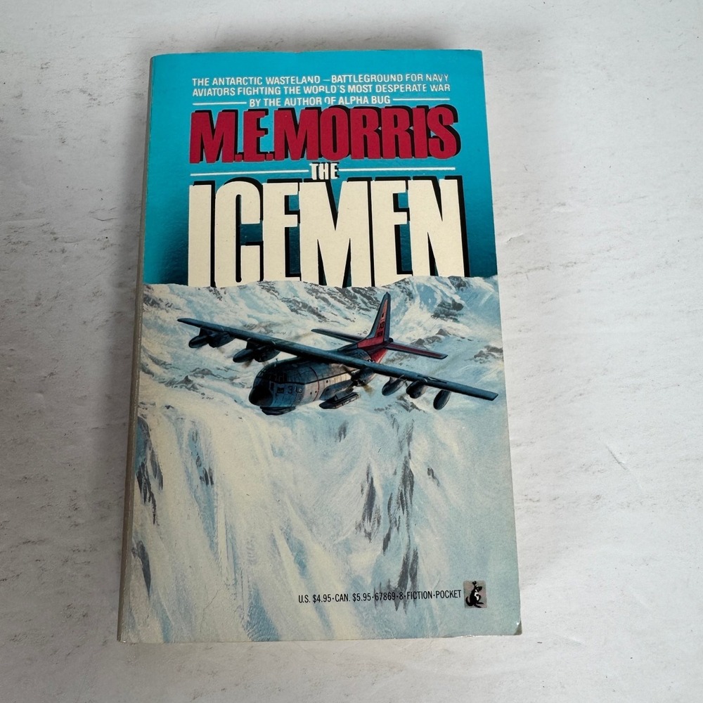 The Icemen M.E. Morris 1989 First Printing Military Fiction Pocket Books‎